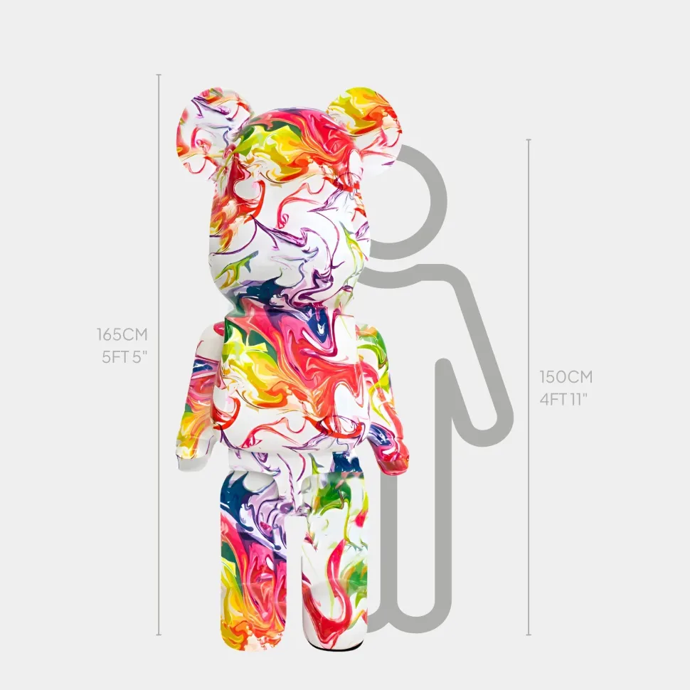 Aero Bear Allure 165cm Resin Indoor Sculpture