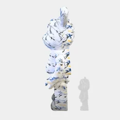Aero Bear Infinity 165cm Resin Indoor Sculpture