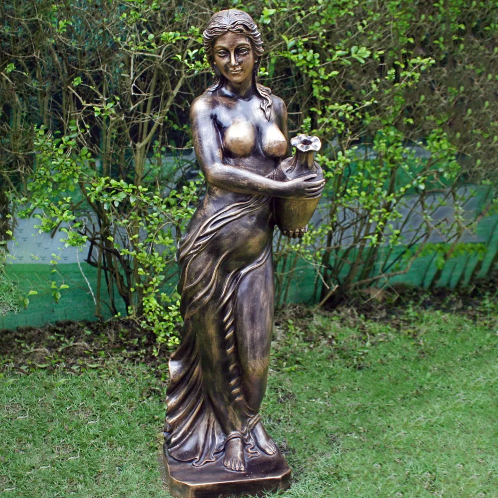 Alexa 85cm Bronze Resin Garden Statue