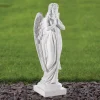 Angel 62cm Marble Resin Garden Statue