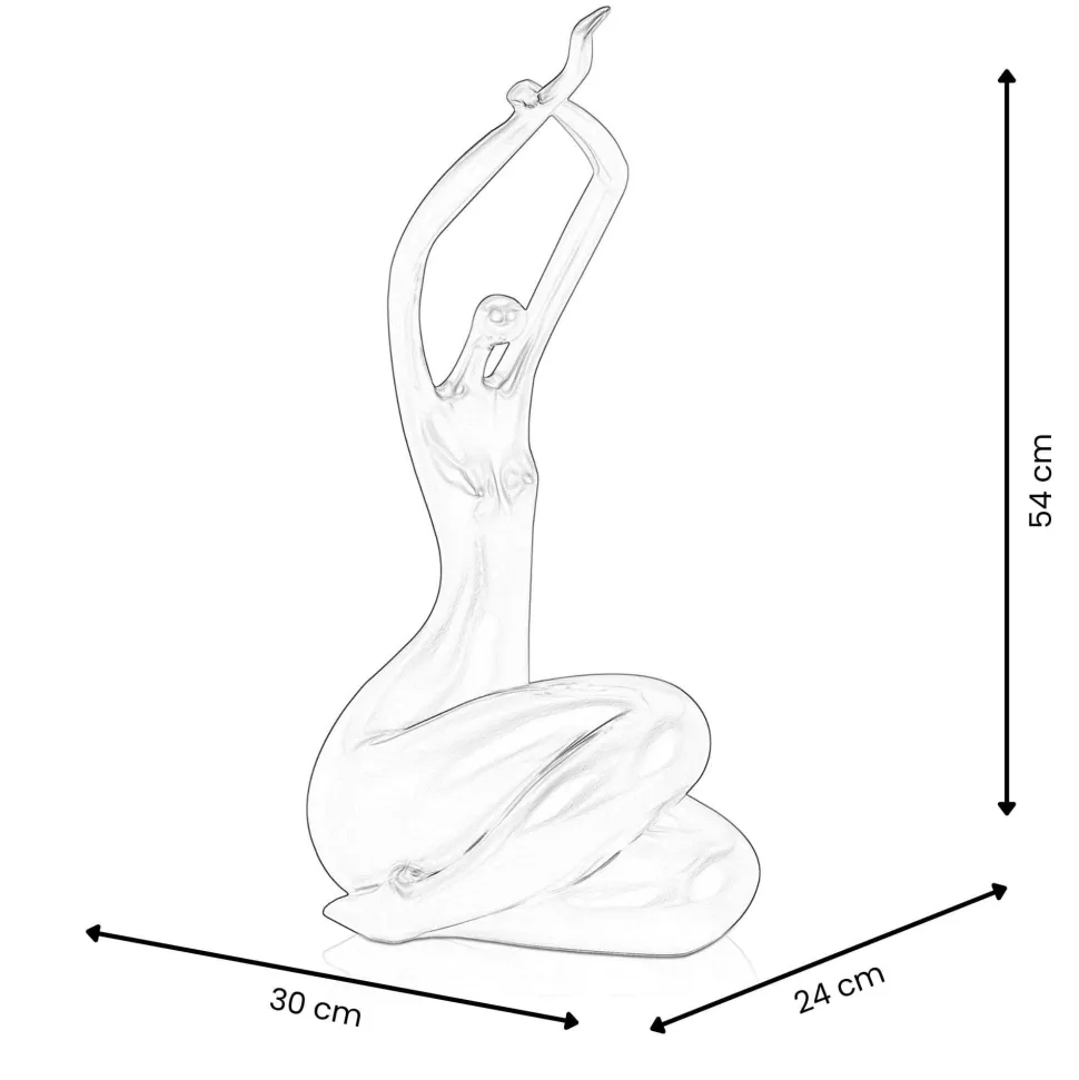 Awakened Grace 54cm Gold Resin Indoor Sculpture