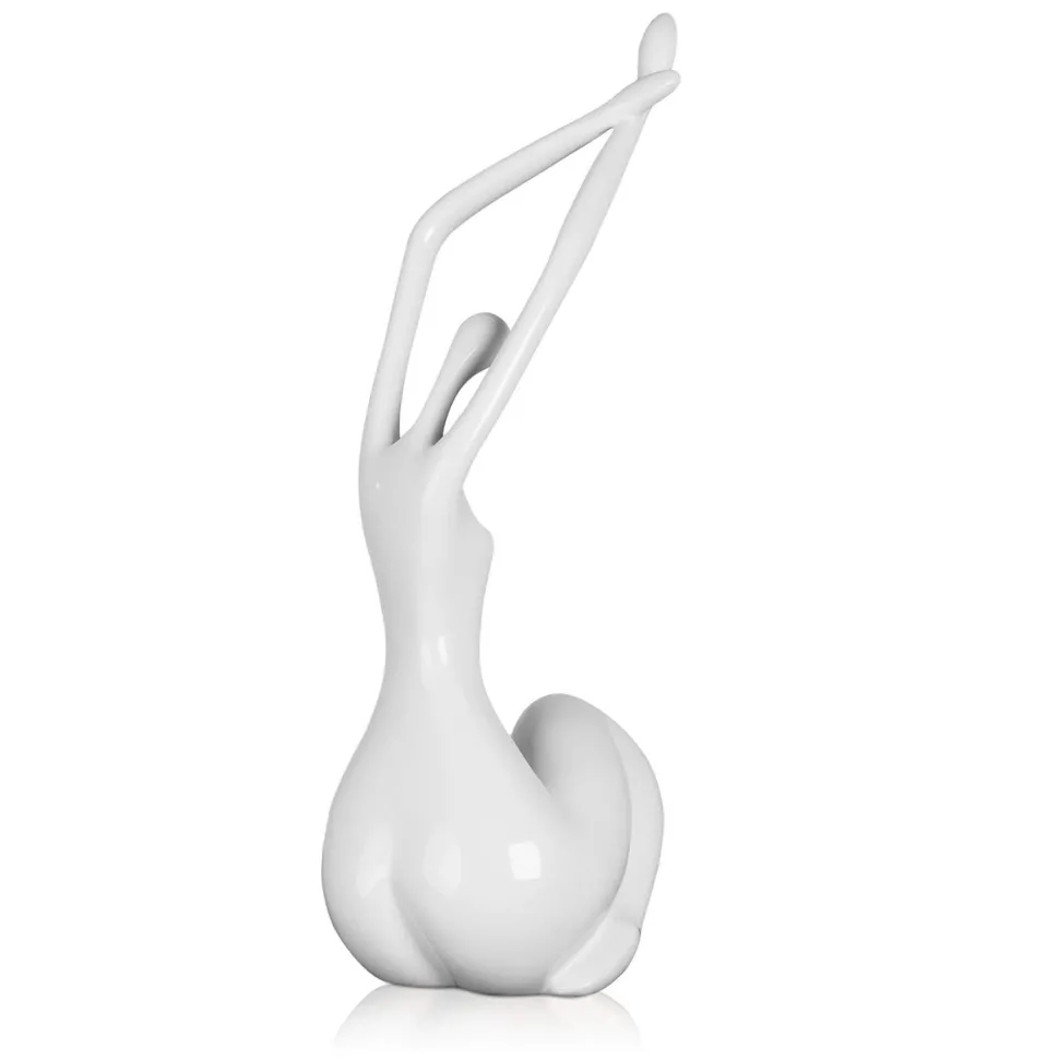 Awakened Grace 32cm White Resin Indoor Sculpture