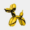 Balloon Dog 80cm Gold Fibreglass Indoor Sculpture