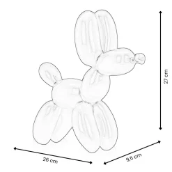 Balloon Dog 27cm Gold Resin Indoor Sculpture