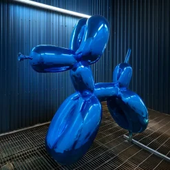 Balloon Dog 200cm Ocean Blue Metal Garden Sculpture
