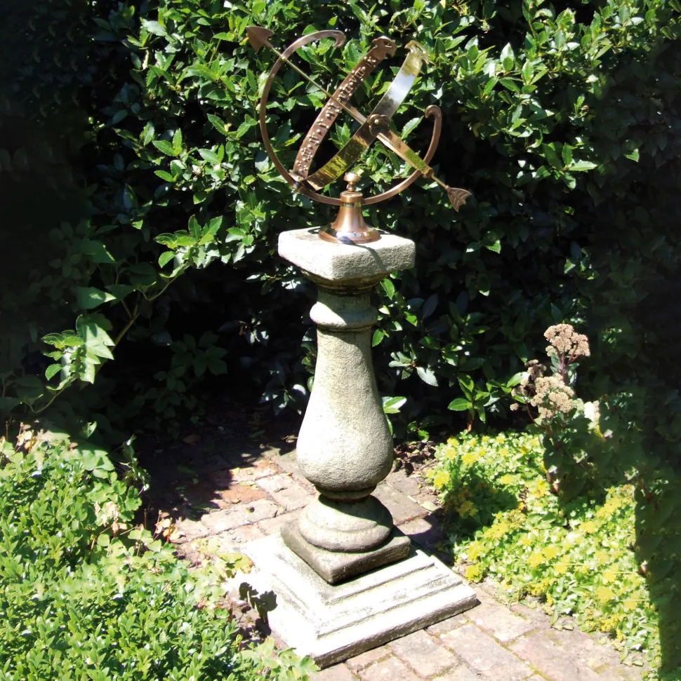Baluster Large Armillary Stone Garden Sundial