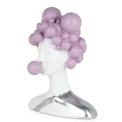 Bubble Bliss 47cm Lilac Resin Indoor Sculpture