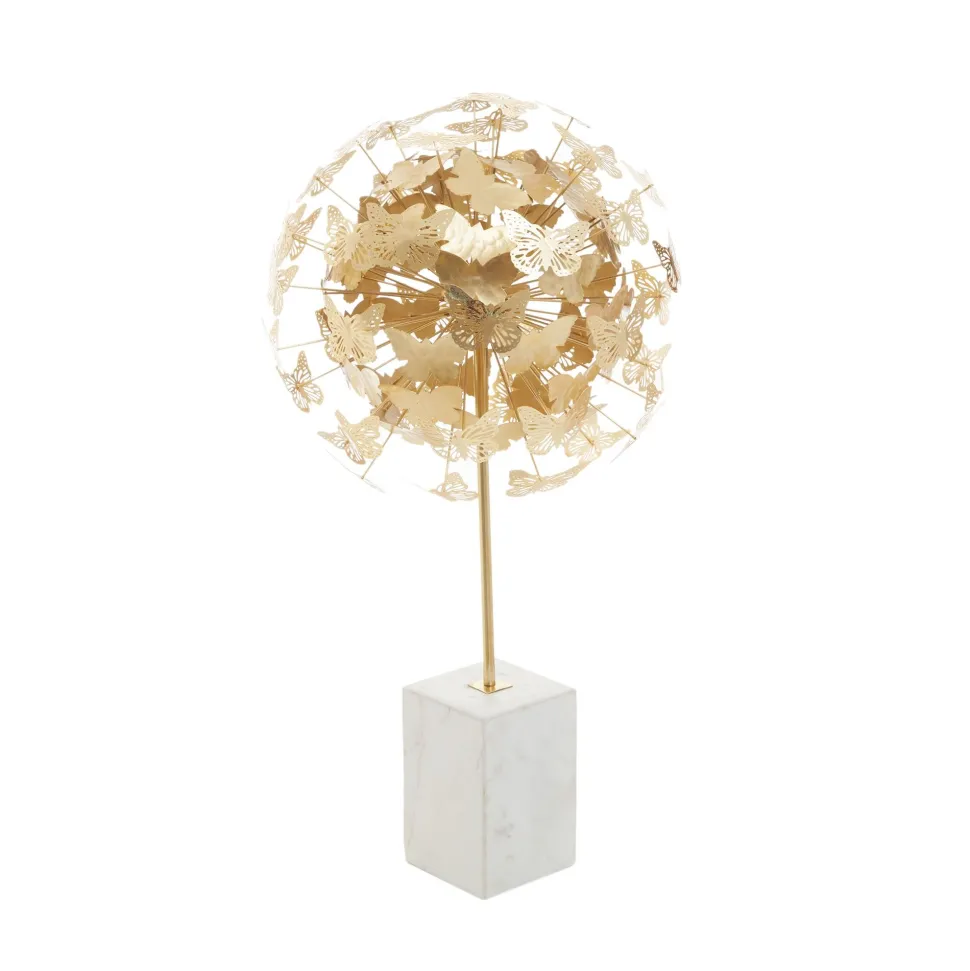 Butterfly Mirage 64cm Gold Metal Indoor Sculpture
