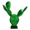 Cactus Bloom 61cm Green Resin Indoor Sculpture