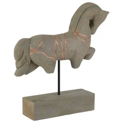 Celestial Horse 40cm Wood Indoor Sculpture