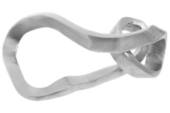 Celestial Loop 24cm Silver Metal Indoor Sculpture