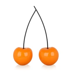 Cherry Fusion 43cm Orange Resin Indoor Sculpture