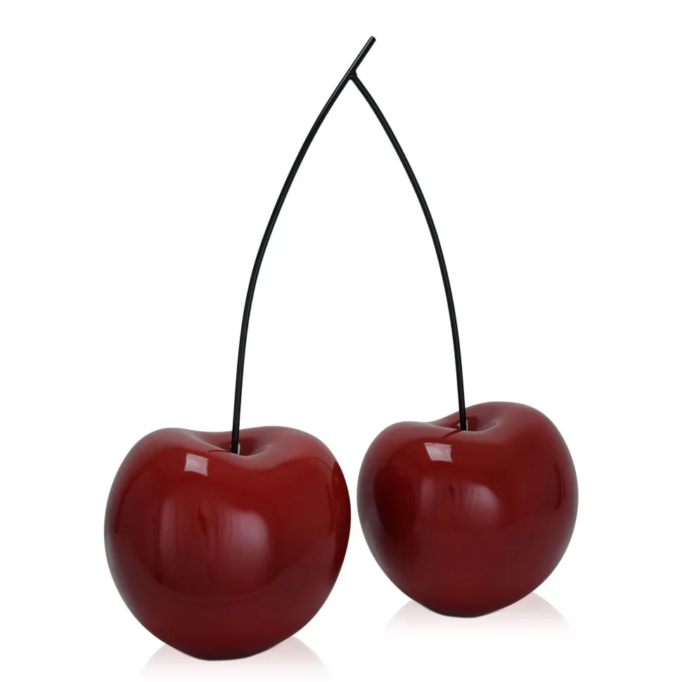 Cherry Fusion 55cm Red Resin Indoor Sculpture