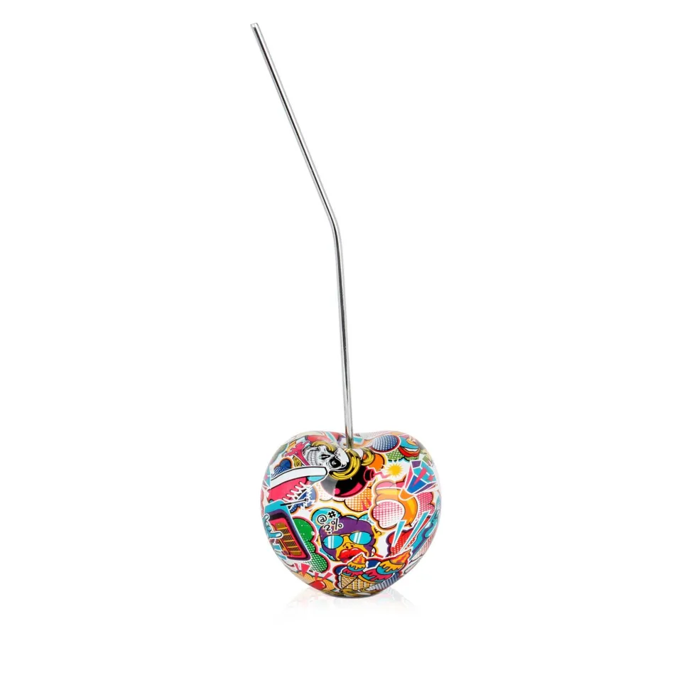 Cherry Pop 44cm Street Art Resin Indoor Sculpture