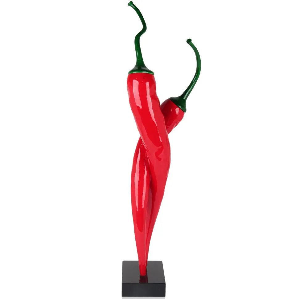 Chilli Fusion 88cm Red Resin Indoor Sculpture