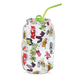 Comic Can 39cm Pop Art Resin Indoor Sculpture