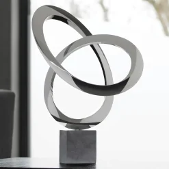 Cosmos 58cm Metal Stainless Steel Indoor Sculpture