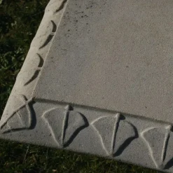Curved Ivy Double Stone Garden Bench