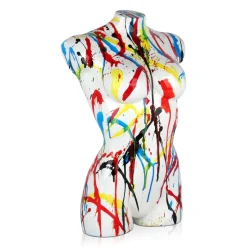 Divine Torso 50cm Multicolour Resin Indoor Sculpture