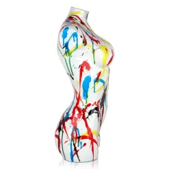 Divine Torso 50cm Multicolour Resin Indoor Sculpture