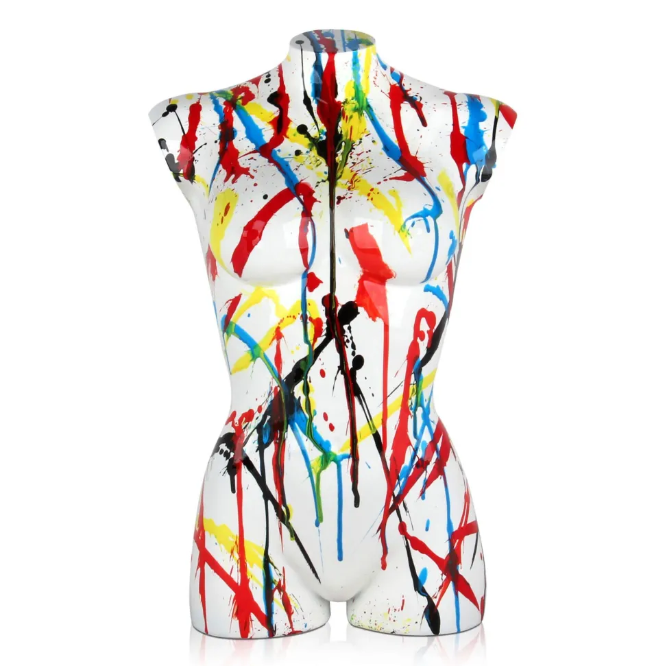 Divine Torso 50cm Multicolour Resin Indoor Sculpture