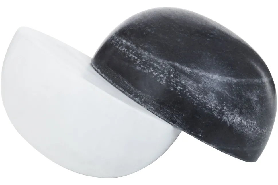 Dual Eclipse 15cm Marble Indoor Sculptures