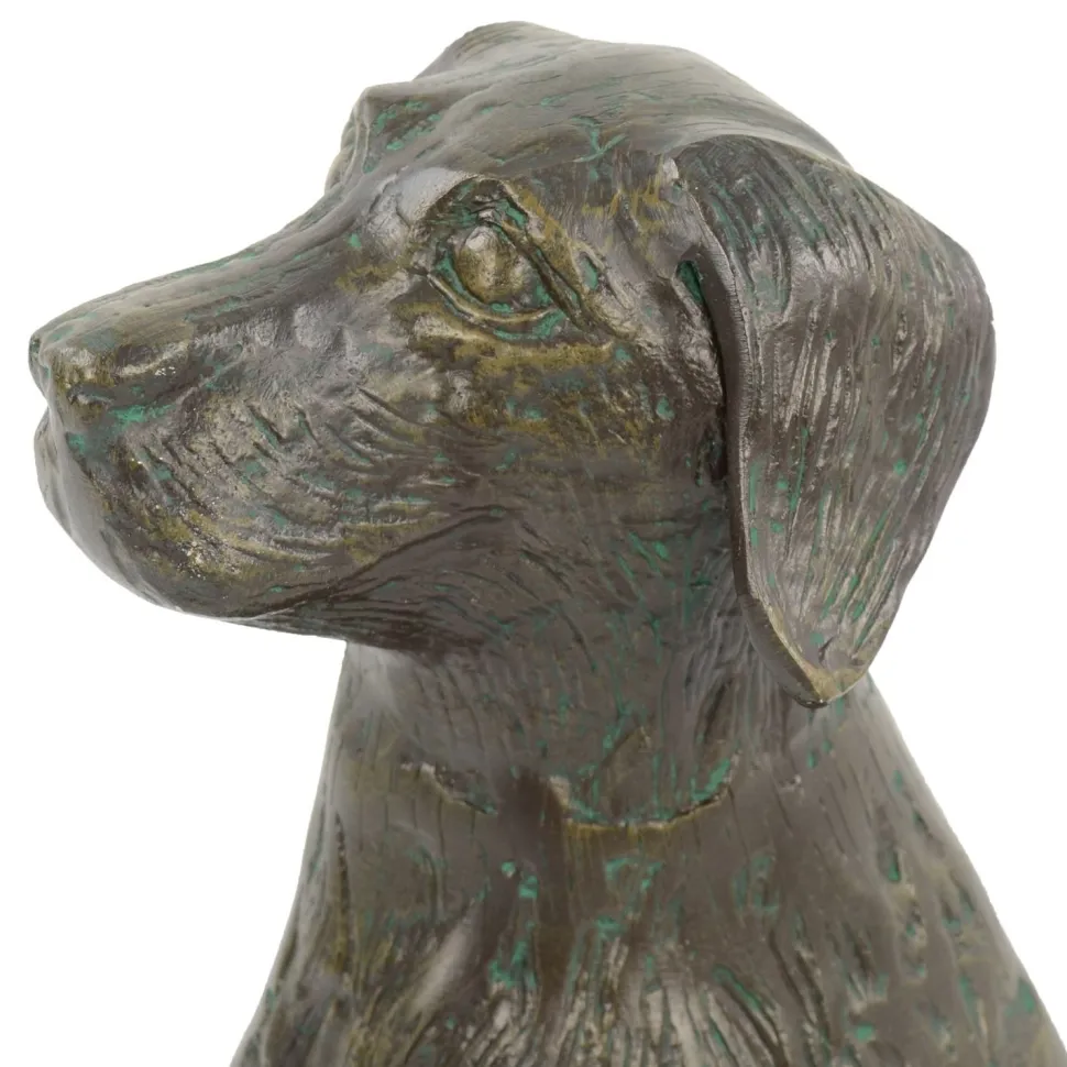 Duke the Dog Bronze Metal Garden Ornament