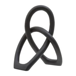 Eternal Curves 19cm Black Resin Indoor Sculpture