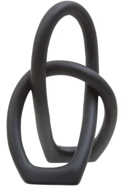 Eternal Curves 19cm Black Resin Indoor Sculpture