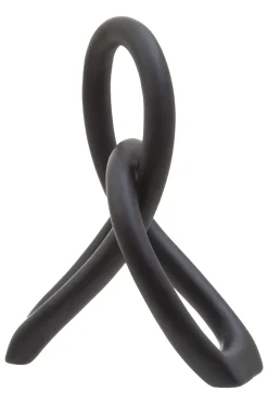 Eternal Curves 19cm Black Resin Indoor Sculpture