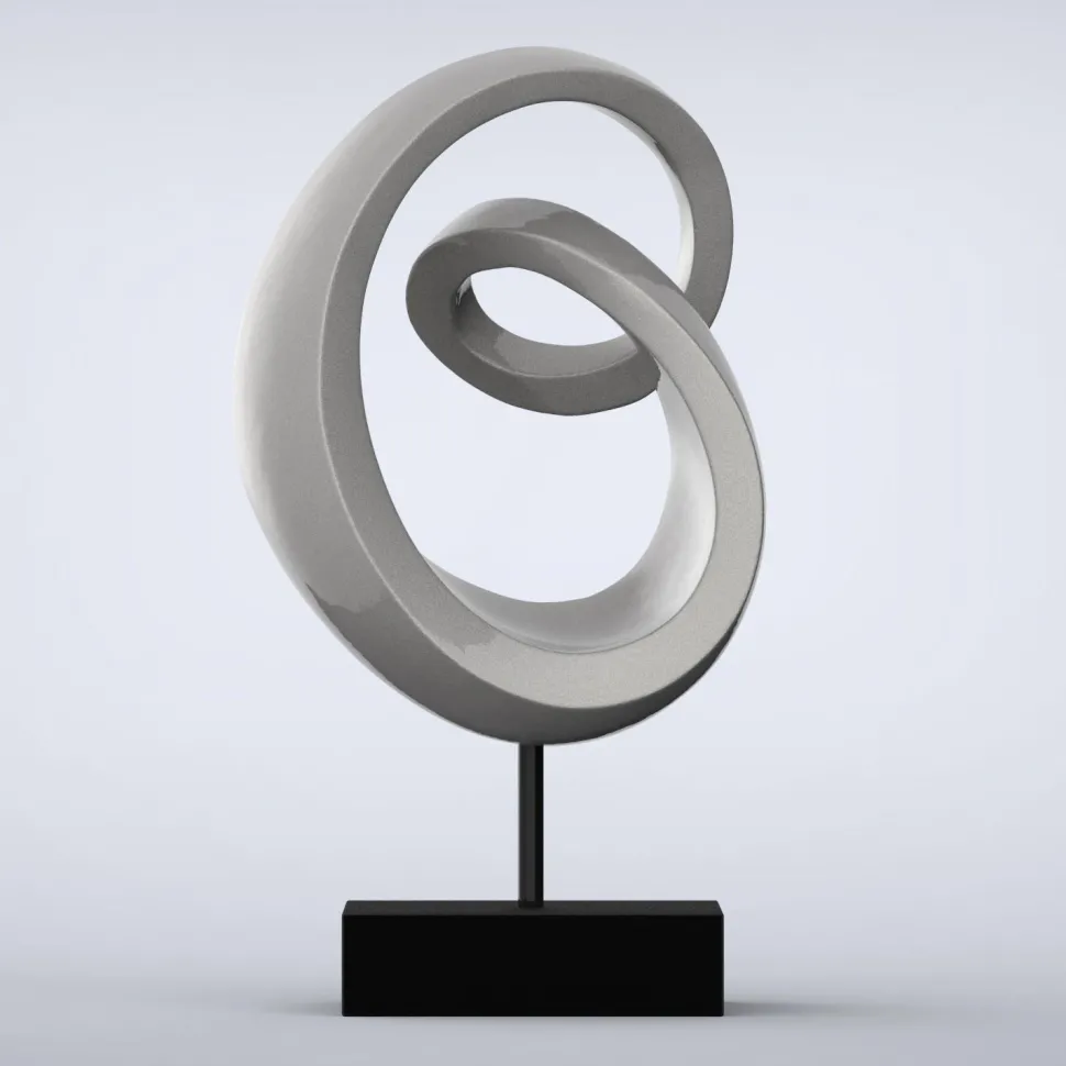 Eternity Contemporary Indoor Sculpture - 16 Colour Options