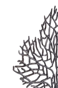 Euphoric Coral 53cm Black Metal Indoor Sculpture