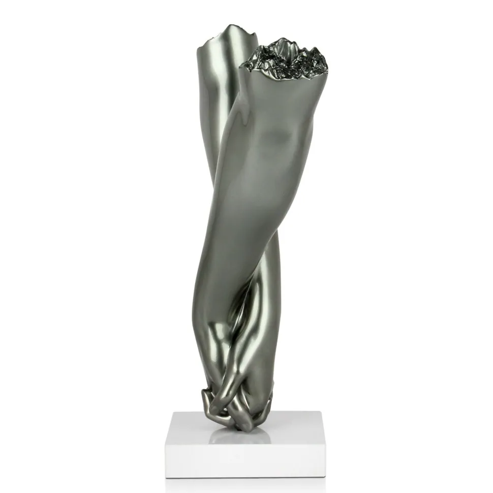 Everlasting Embrace 44cm Anthracite Resin Indoor Sculpture