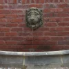 Half Circle Small Stone Pool Surround Water Feature