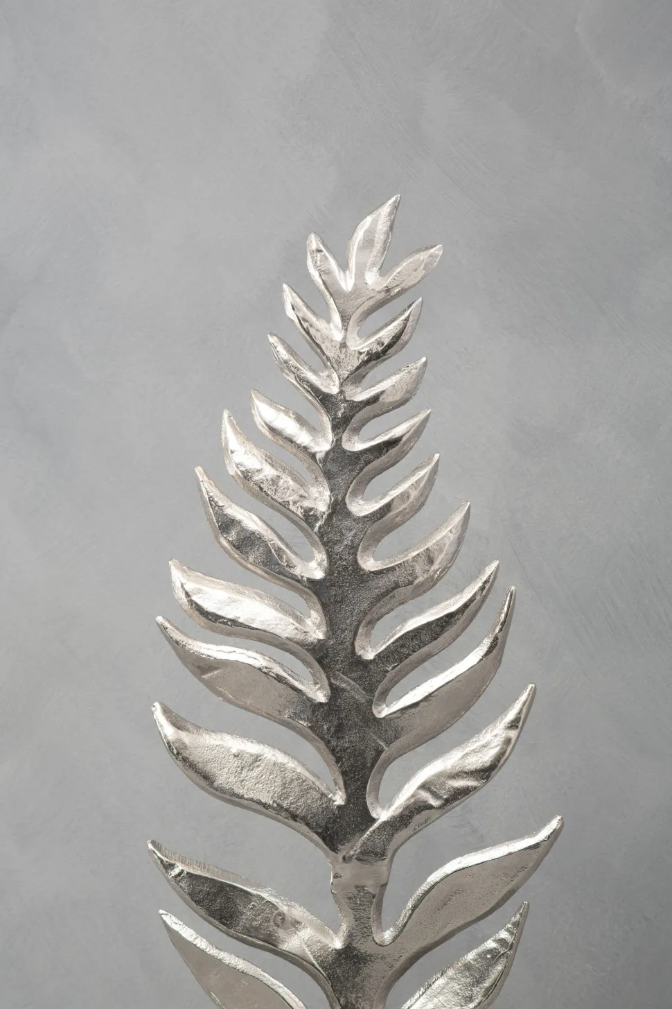 Harmonic Leaf 67cm Metal Indoor Sculpture