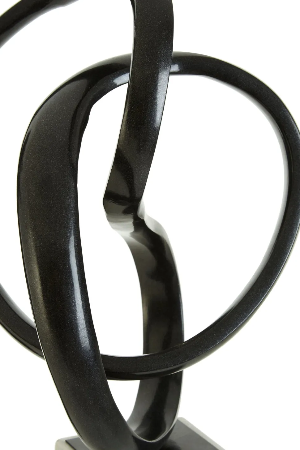 Harmony in Motion 34cm Black Metal Indoor Sculpture