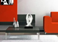 Infinite Touch 36cm White Resin Indoor Sculpture