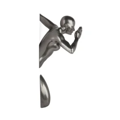 Infinity Woman 28cm Anthracite Resin Wall Sculpture