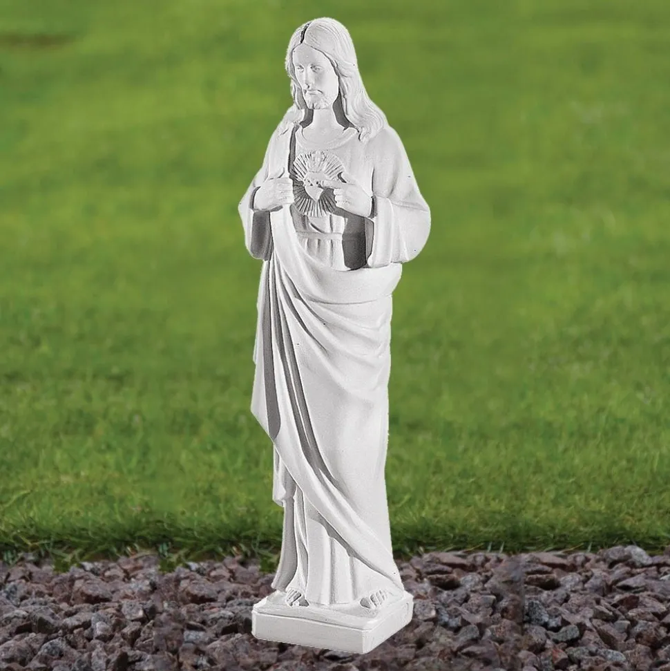 Jesus Christ 37cm Marble Resin Garden Statue