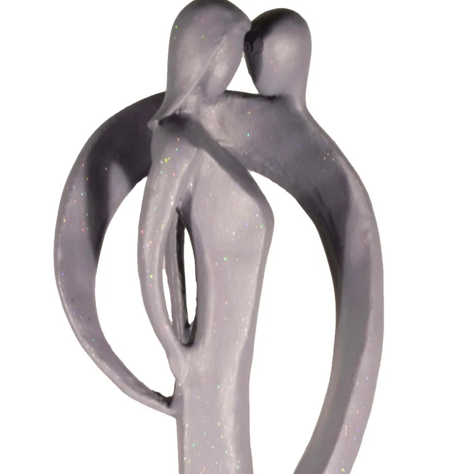 Loving Kiss 82cm Modern Poly Resin Garden Statue