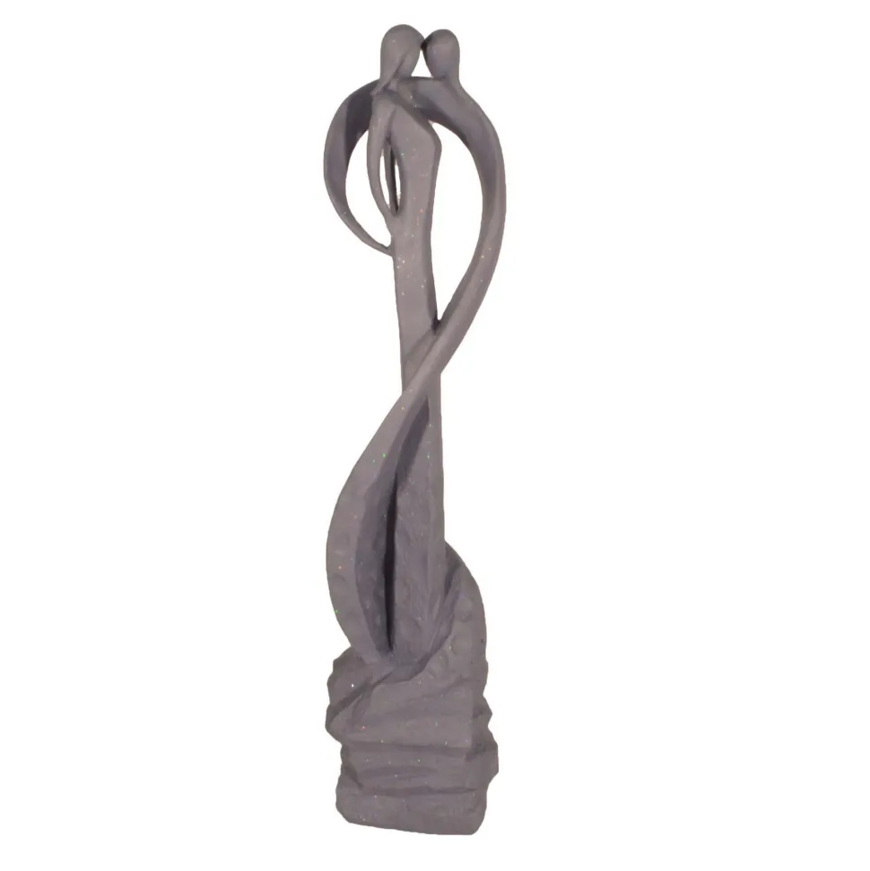 Loving Kiss 82cm Modern Poly Resin Garden Statue