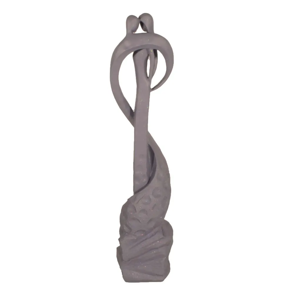 Loving Kiss 82cm Modern Poly Resin Garden Statue