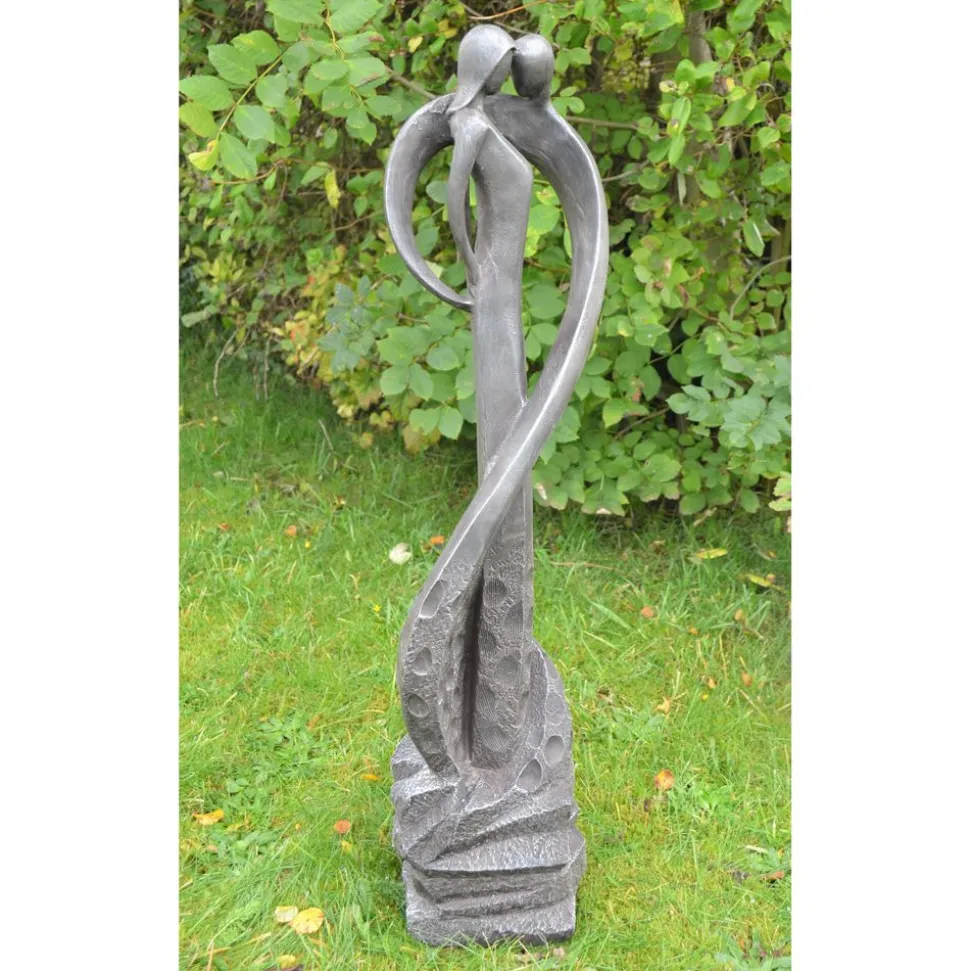 Loving Kiss Modern Poly Resin Garden Statue