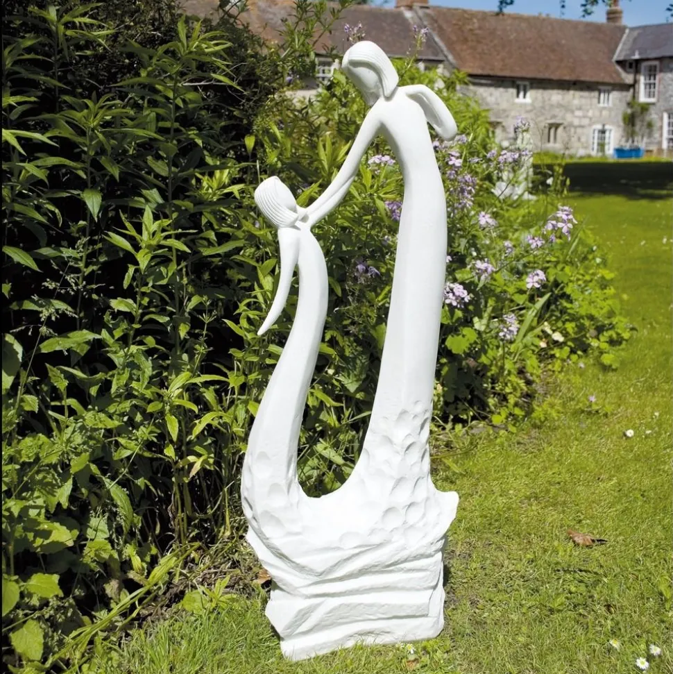 Loving Mother Modern Poly Resin Garden Statue