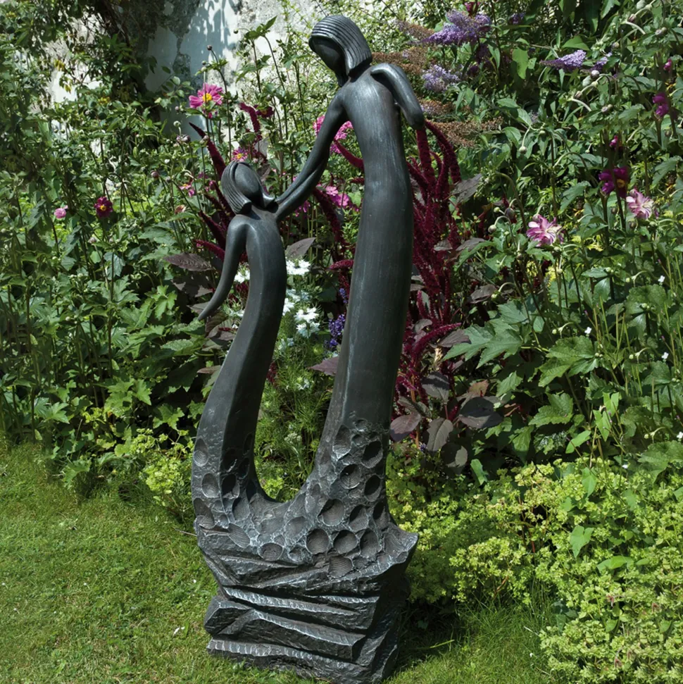 Loving Mother Modern Poly Resin Garden Statue