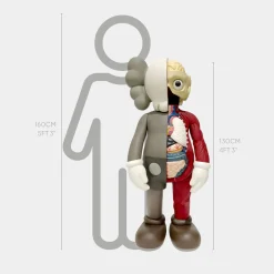 Lucify Biofusion 130cm Brown Resin Indoor Sculpture
