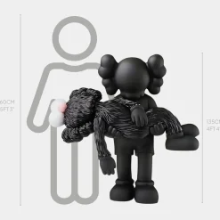 Lucify Guardian 135cm Black Resin Indoor Sculpture