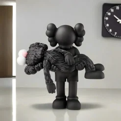 Lucify Guardian 135cm Black Resin Indoor Sculpture