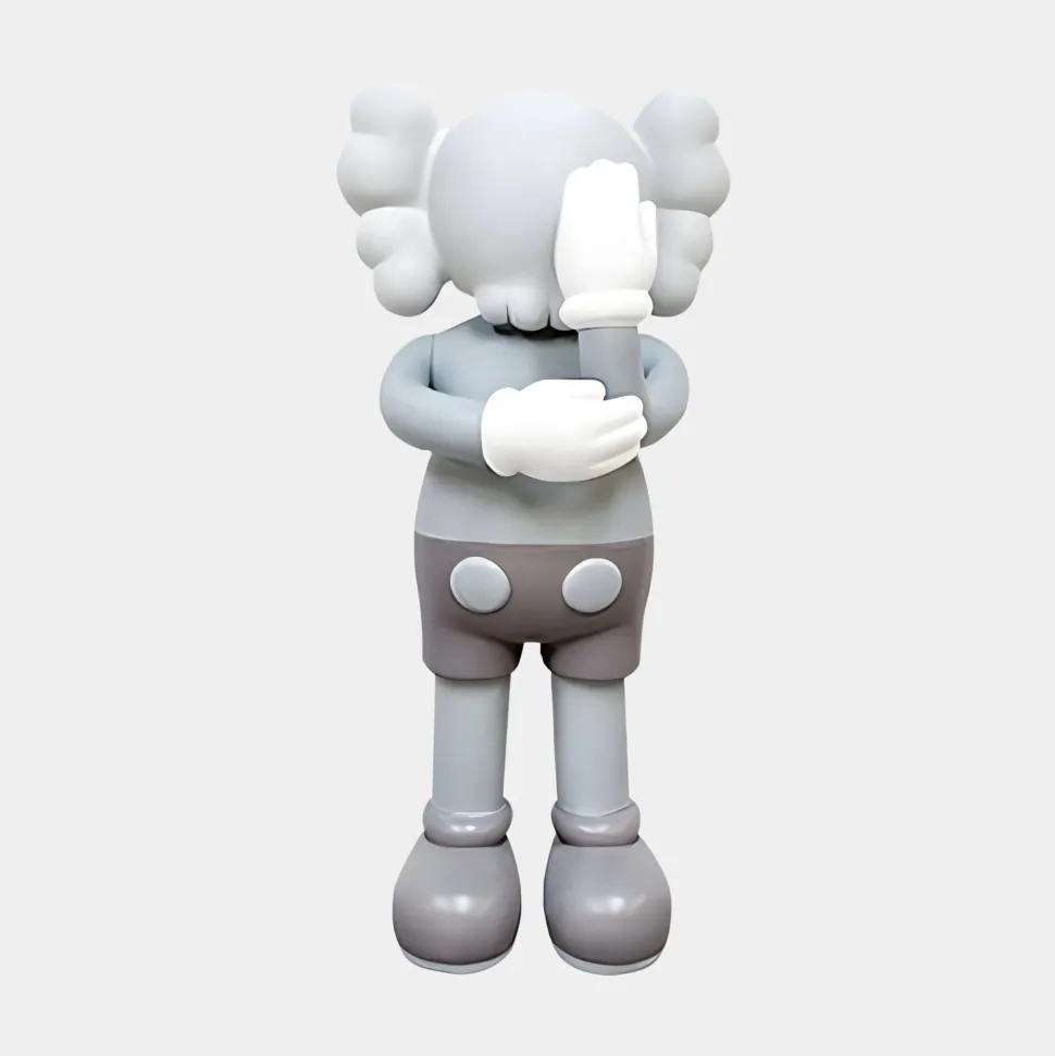 Lucify Motion 70cm Grey Resin Indoor Sculpture v4