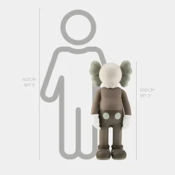 Lucify Seek 100cm Brown Resin Indoor Sculpture